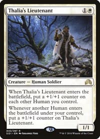 Thalia's Lieutenant - Shadows over Innistrad - Magic: The Gathering card