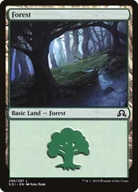 Forest (296) - Shadows over Innistrad - Magic: The Gathering card