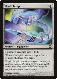 Skullclamp - Darksteel - Magic: The Gathering card