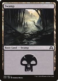 Swamp (291) - Shadows over Innistrad - Magic: The Gathering card