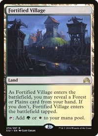 Fortified Village - Shadows over Innistrad - Magic: The Gathering card
