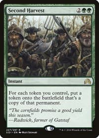 Second Harvest - Shadows over Innistrad - Magic: The Gathering card