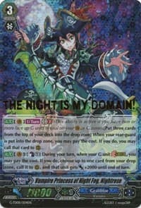 Vampire Princess of Night Fog, Nightrose (Hot Stamped) - G-TD08: Vampire Princess of the Nether Hour - Cardfight Vanguard card