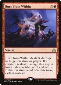 Burn from Within - Shadows over Innistrad - Magic: The Gathering card