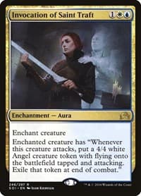 Invocation of Saint Traft - Shadows over Innistrad - Magic: The Gathering card