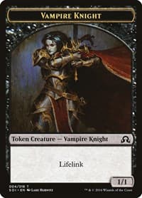 Vampire Knight Token - Shadows over Innistrad - Magic: The Gathering card