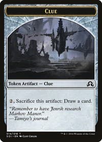 Clue Token (014) - Shadows over Innistrad - Magic: The Gathering card