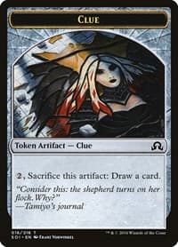 Clue Token (016) - Shadows over Innistrad - Magic: The Gathering card