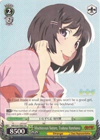 Mischievous Nature, Tsubasa Hanekawa (TD) - NISEMONOGATARI - Weiss Schwarz card
