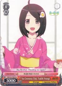 Tea Ceremony Club, Tsukihi Araragi - NISEMONOGATARI - Weiss Schwarz card