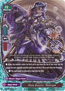 Mana Booster, Melerqim - Drum's Adventures - Future Card BuddyFight card