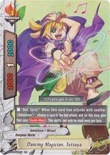 Dancing Magician, Tetsuya - Drum's Adventures - Future Card BuddyFight card