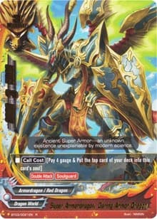 Super Armordragon, Daring Armor Dragon - Drum's Adventures - Future Card BuddyFight card