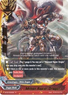 Million Rapier Dragon - Drum's Adventures - Future Card BuddyFight card