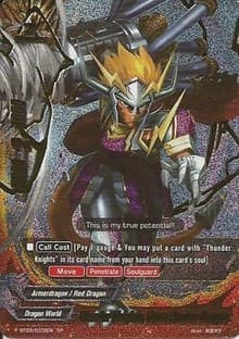 Thunder Knights, Drum Bunker Dragon (SP) - Drum's Adventures - Future Card BuddyFight card