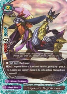 Dragowizard, Magician Drum - Drum's Adventures - Future Card BuddyFight card