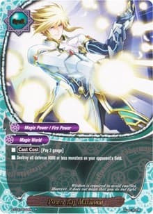 Power Ray Maximum - Drum's Adventures - Future Card BuddyFight card