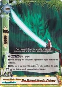 Five Heavenly Swords, Onimaru - Drum's Adventures - Future Card BuddyFight card