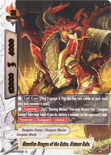 Guardian Dragon of the Ruins, Meteor Rain - Drum's Adventures - Future Card BuddyFight card