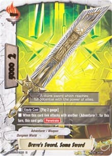 Brave's Sword, Soma Sword - Drum's Adventures - Future Card BuddyFight card