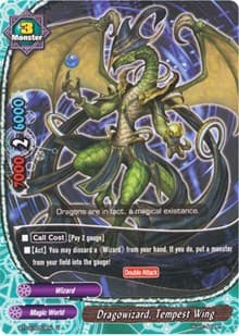 Dragowizard, Tempest Wing - Drum's Adventures - Future Card BuddyFight card