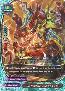 Dragowizard, Burning Wand - Drum's Adventures - Future Card BuddyFight card