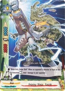 Sniping Ninja, Yoichi - Drum's Adventures - Future Card BuddyFight card