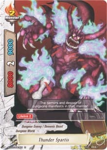Thunder Spartis - Drum's Adventures - Future Card BuddyFight card