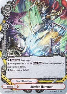 Justice Hammer - Drum's Adventures - Future Card BuddyFight card