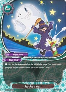 Bye Bye Later! - Drum's Adventures - Future Card BuddyFight card