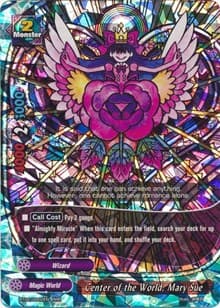 Center of the World, Mary Sue - Cyber Ninja Squad - Future Card BuddyFight card