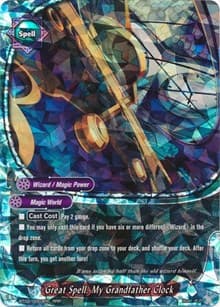 Great Spell, My Grandfather Clock - Cyber Ninja Squad - Future Card BuddyFight card