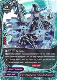 Witch of Destruction, Hearty the Devastator - Cyber Ninja Squad - Future Card BuddyFight card