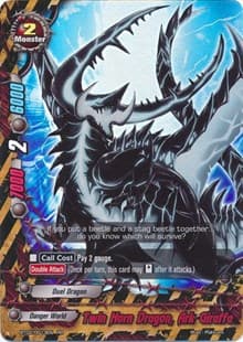Twin Horn Dragon, Ark Giraffa - Cyber Ninja Squad - Future Card BuddyFight card