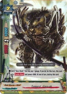 Tempest, Garo-oh - Cyber Ninja Squad - Future Card BuddyFight card