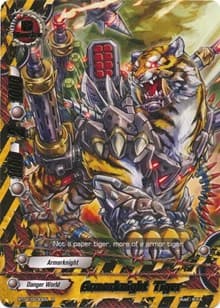 Armorknight Tiger - Cyber Ninja Squad - Future Card BuddyFight card