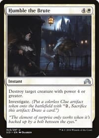 Humble the Brute - Shadows over Innistrad - Magic: The Gathering card