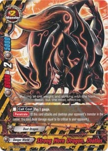 Strong Horn Dragon, Diatlus - Cyber Ninja Squad - Future Card BuddyFight card