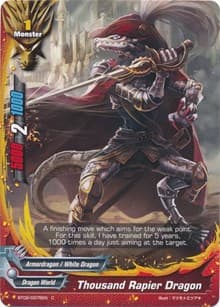 Thousand Rapier Dragon - Cyber Ninja Squad - Future Card BuddyFight card
