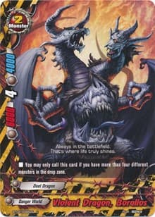 Violent Dragon, Boralios - Cyber Ninja Squad - Future Card BuddyFight card