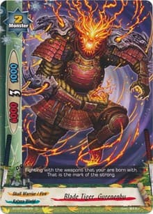 Blade Tiger, Gurenenbu - Cyber Ninja Squad - Future Card BuddyFight card