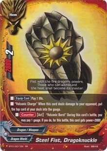 Steel Fist, Dragoknuckle - Dragon Chief - Future Card BuddyFight card