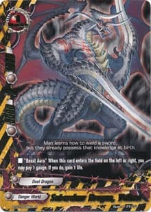 Saberclaw Dragon, Valken - Dragon Chief - Future Card BuddyFight card