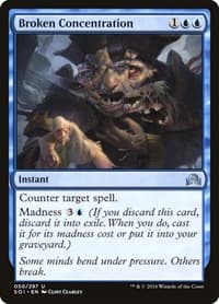 Broken Concentration - Shadows over Innistrad - Magic: The Gathering card