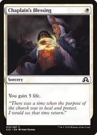 Chaplain's Blessing - Shadows over Innistrad - Magic: The Gathering card