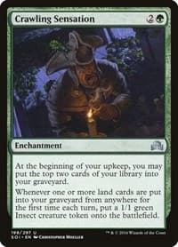 Crawling Sensation - Shadows over Innistrad - Magic: The Gathering card