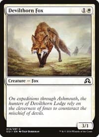 Devilthorn Fox - Shadows over Innistrad - Magic: The Gathering card