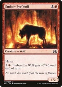 Ember-Eye Wolf - Shadows over Innistrad - Magic: The Gathering card
