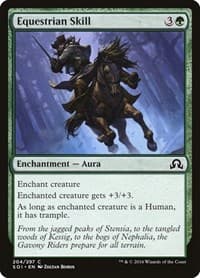 Equestrian Skill - Shadows over Innistrad - Magic: The Gathering card