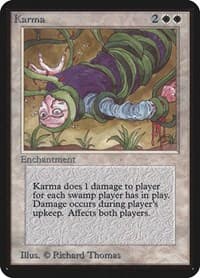 Karma - Alpha Edition - Magic: The Gathering card